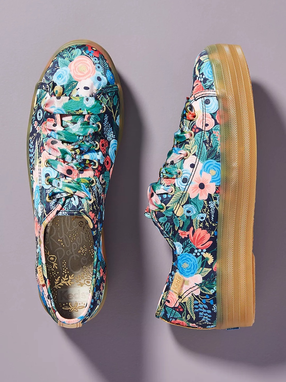 Keds x Rifle Paper Co. Garden Party Platform Sneakers Size 7